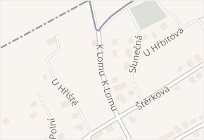 K Lomu v obci Kosoř - mapa ulice