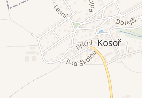 Ke Kapličce v obci Kosoř - mapa ulice