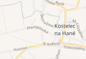 Přemyslovka v obci Kostelec na Hané - mapa ulice