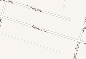 Revoluční v obci Kostelec na Hané - mapa ulice