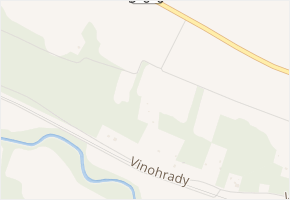 Vinohrady v obci Kostelec na Hané - mapa ulice