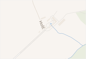Hošť v obci Kostelec nad Černými lesy - mapa ulice