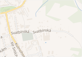 Svatbínská v obci Kostelec nad Černými lesy - mapa ulice