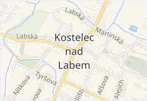 Sukova v obci Kostelec nad Labem - mapa ulice