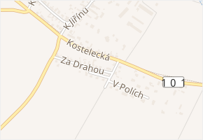 Za Drahou v obci Kostelec nad Labem - mapa ulice