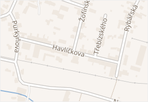 Havlíčkova v obci Kostelec nad Orlicí - mapa ulice