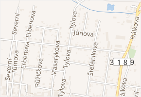 Tylova v obci Kostelec nad Orlicí - mapa ulice