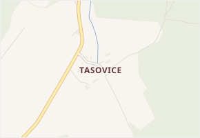 Tasovice v obci Kostelec u Heřmanova Městce - mapa části obce
