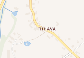Tihava v obci Kotopeky - mapa části obce