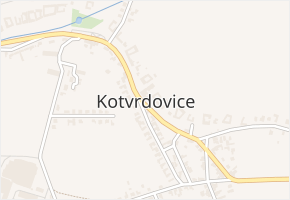Kotvrdovice v obci Kotvrdovice - mapa části obce