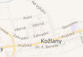 Jasmínová v obci Kožlany - mapa ulice