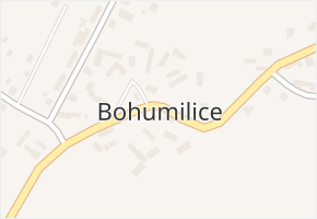 Bohumilice v obci Kožlí - mapa části obce