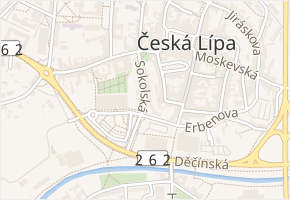 Sokolská v obci Kozly - mapa ulice