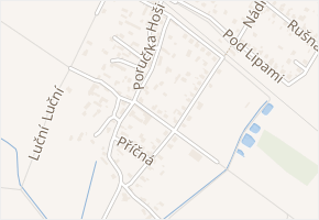 K Pískovně v obci Kozmice - mapa ulice