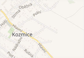 K Vápenici v obci Kozmice - mapa ulice