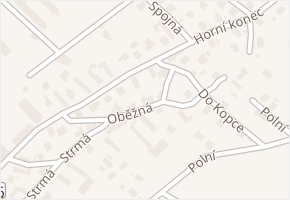 Oběžná v obci Kozmice - mapa ulice