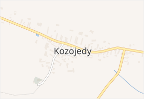 Kozojedy v obci Kozojedy - mapa části obce