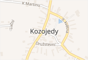 Kozojedy v obci Kozojedy - mapa části obce