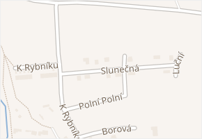 Slunečná v obci Kozojedy - mapa ulice
