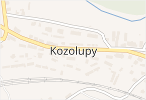 Kozolupy v obci Kozolupy - mapa části obce
