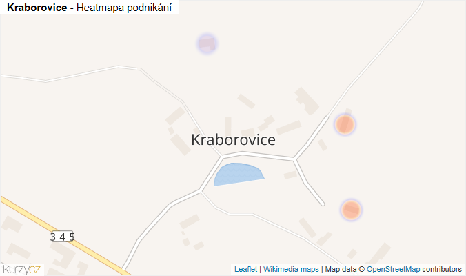 Mapa Kraborovice - Firmy v části obce.