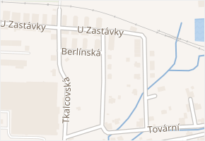 Na Křižovatce v obci Králíky - mapa ulice