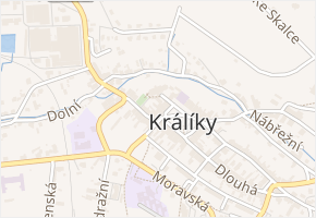 Velké náměstí v obci Králíky - mapa ulice