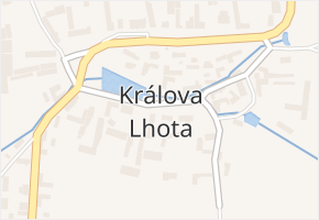 Králova Lhota v obci Králova Lhota - mapa části obce