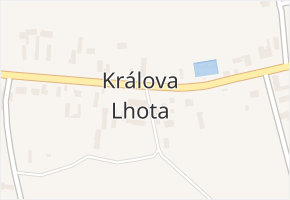 Králova Lhota v obci Králova Lhota - mapa části obce
