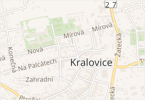 Alšova v obci Kralovice - mapa ulice
