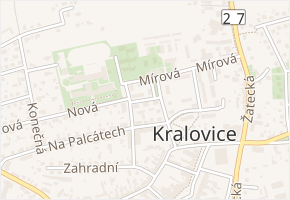 Brigádnická v obci Kralovice - mapa ulice