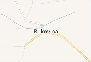 Bukovina v obci Kralovice - mapa části obce