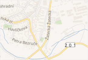 Na Výsluní v obci Kralovice - mapa ulice