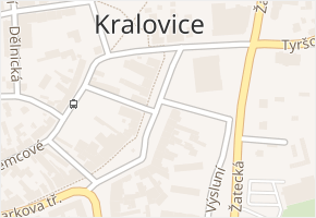 nám. Osvobození v obci Kralovice - mapa ulice