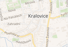 Svatopluka Čecha v obci Kralovice - mapa ulice