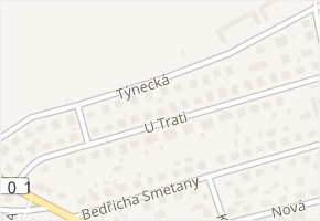 U Trati v obci Kralovice - mapa ulice