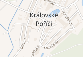 Lázeňská v obci Královské Poříčí - mapa ulice
