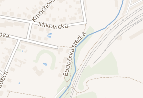 Budečská stezka v obci Kralupy nad Vltavou - mapa ulice