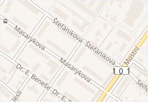 Hakenova v obci Kralupy nad Vltavou - mapa ulice