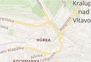 Hennigsdorfská v obci Kralupy nad Vltavou - mapa ulice
