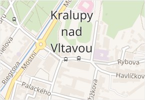 Jodlova v obci Kralupy nad Vltavou - mapa ulice