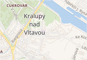 Komenského nám. v obci Kralupy nad Vltavou - mapa ulice