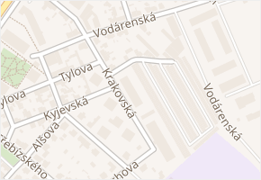 Krakovská v obci Kralupy nad Vltavou - mapa ulice