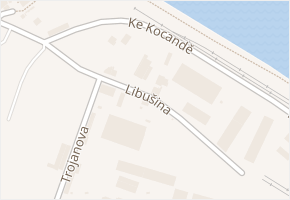 Libušina v obci Kralupy nad Vltavou - mapa ulice