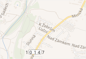 Luční v obci Kralupy nad Vltavou - mapa ulice