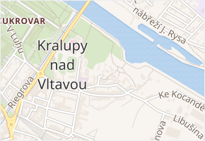 Na Hrádku v obci Kralupy nad Vltavou - mapa ulice