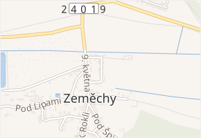 Na Rybníkách v obci Kralupy nad Vltavou - mapa ulice