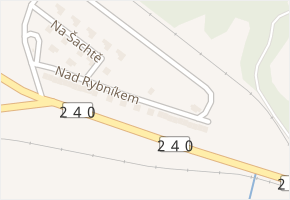 Nad Rybníkem v obci Kralupy nad Vltavou - mapa ulice