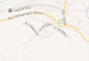 Nad Vsí v obci Kralupy nad Vltavou - mapa ulice