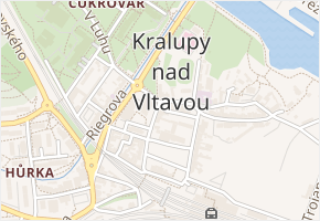 Palackého nám. v obci Kralupy nad Vltavou - mapa ulice